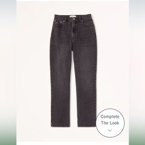 Abercrombie Curve Love Ultra High Rise 90s Straight Jeans